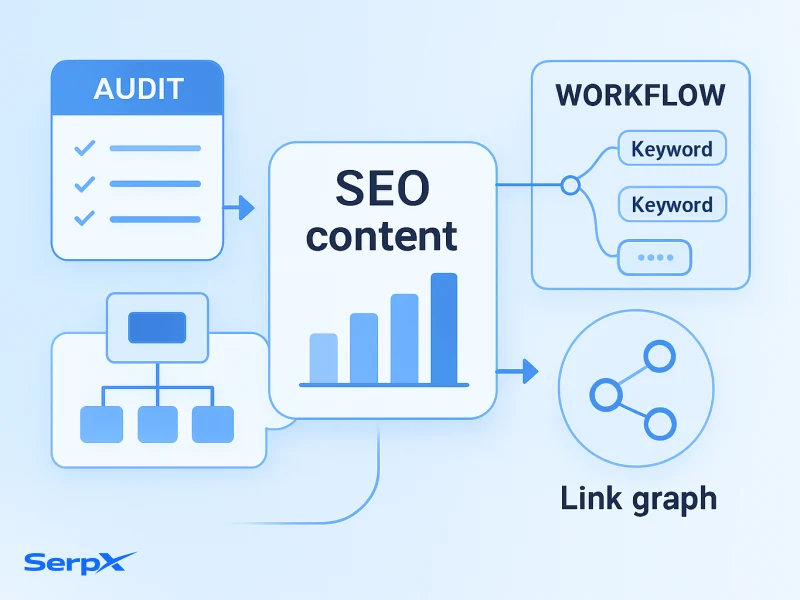 SerpX AI vs Jasper: Which is better for SEO content? visual guide by SerpX